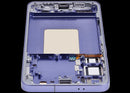Pantalla OLED usada Samsung Galaxy S24 Plus 5G Cobalt Violet con marco, ideal para reparación de display roto.