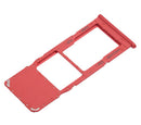 Bandeja para tarjeta SIM para Samsung Galaxy A12 (A125 / 2020) (Rojo)