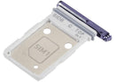 Bandeja dual SIM Samsung Galaxy S26 (S942) Cobalt Violet, repuesto para reparación, porta chip.