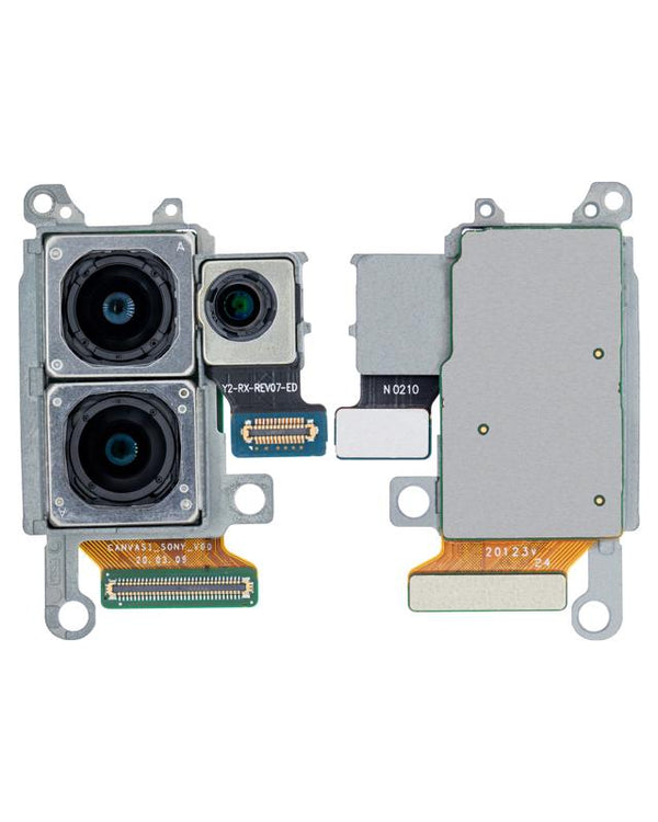 Reparación de módulo de cámara trasera para Samsung Galaxy S20 Plus 5G US Version en Guatemala.