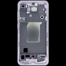 Marco intermedio original Samsung Galaxy A55 5G lila, Service Pack, para reparación de pantalla rota.