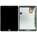 Pantalla Service Pack negra para Samsung Galaxy Tab S3 T820 con marco, ideal para reparación de display LCD.
