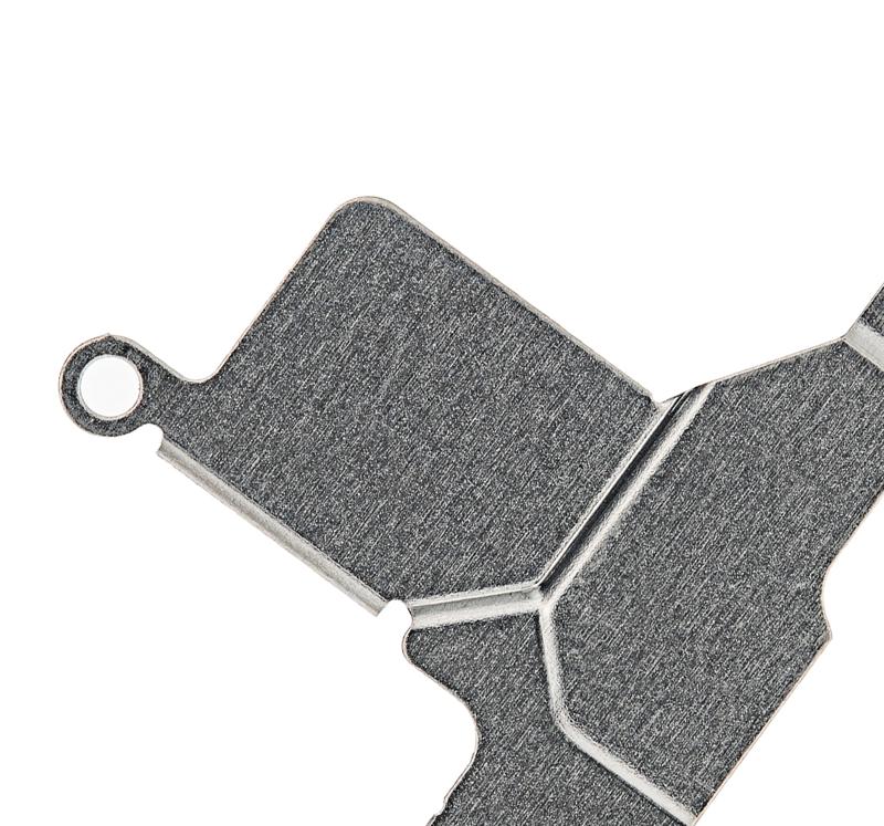 Soporte para cable flex de camara frontal en placa base para iPhone 8