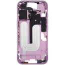 Chasis medio rosa A3081 para iPhone 16 US con botones de encendido y volumen, repuesto de reparación.