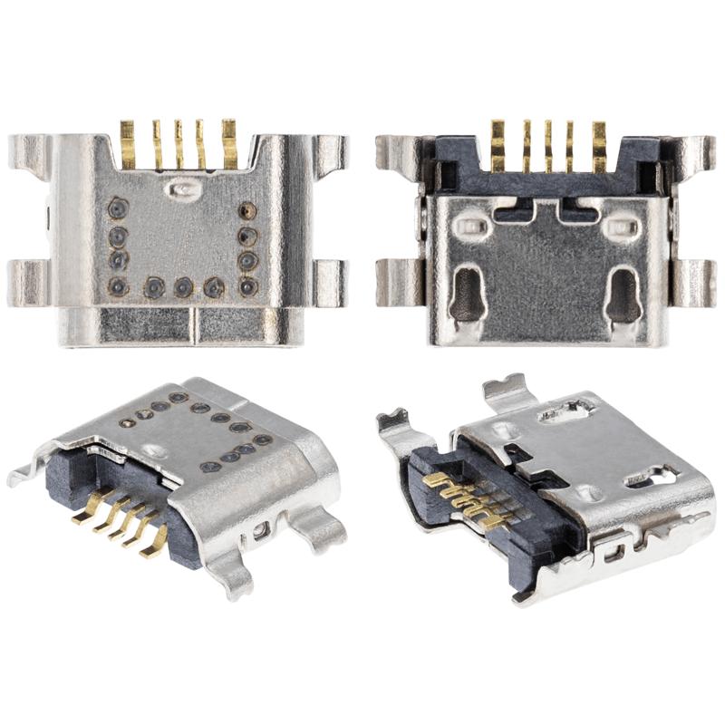 Puerto de carga Micro B de 05 Pin con 4 puntos de anclaje
