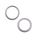 Aro de cámara trasero morado para iPhone 14 y 14 Plus (A2632, A2881), protector lente, pack de 10.