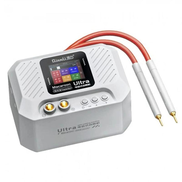 Encuentra la mejor máquina de soldadura por puntos ultra capacitiva Macaron Qianli en Guatemala para tus reparaciones electrónicas.