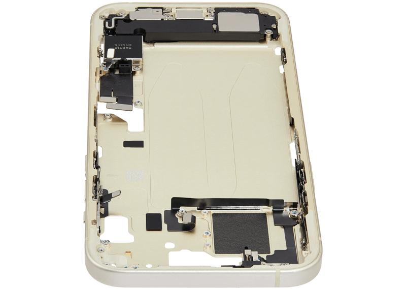 Encuentra la mejor carcasa media con cable flex de puerto de carga para iPhone 15 Plus en Guatemala.