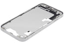 Tapa superior blanca para iPhone 16e/17e con pequeñas piezas, repuesto original Apple para chasis.