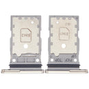 Encuentra la bandeja de tarjeta SIM dual compatible para Samsung Galaxy Z Fold 4 en Guatemala, garantizada y disponible en color beige, ideal para reparaciones y reemplazos.