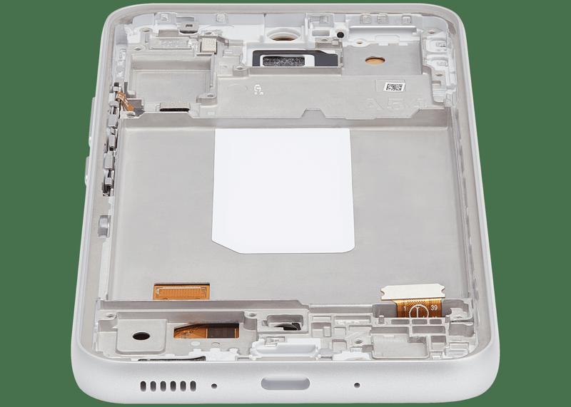 Reparación de pantalla OLED con marco de Samsung Galaxy A54 5G en Guatemala.