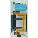 Pantalla LCD original blanca para Sony Xperia M4 Aqua (modelos E2303, E2306), ideal para reparación de pantalla rota.