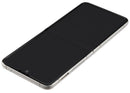 Pantalla interior OLED blanca con marco para Samsung Galaxy Z Flip 3 5G F711U, reparada y lista para instalación.