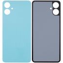 Tapa trasera azul brillante para Samsung Galaxy A06 4G (A065) con lente de cámara, repuesto de reparación.