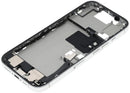 Carcasa media con puerto de carga flex y pequenas piezas iPhone 16 Pro (EU / Global Version) (Blanco Titanium)