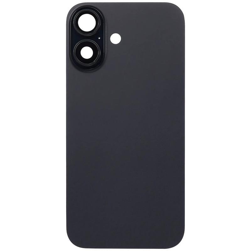 Tapa trasera con placa de acero con iman MagSafe preinstalado iPhone 16 (No Logo) (Black)