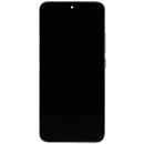 Pantalla OLED refurbished para Xiaomi 14 Jade Green con marco, lista para reparación de display.