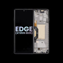 Reparación de pantalla original con marco para Motorola Moto Edge en Guatemala.