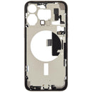 Encuentra la carcasa media con puerto de carga, cable flex y pequeñas partes para iPhone 15 Pro Max en Guatemala.