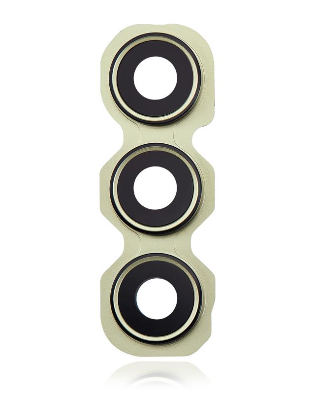 Lente de camara trasera con soporte para Samsung Galaxy A35 5G (A356 / 2024) (Amarillo)