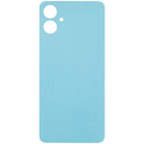 Tapa trasera azul brillante para Samsung Galaxy A06 4G (A065) con lente de cámara, repuesto de reparación.