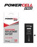 Bateria Powercell para iPhone 11 (3110 mAh)
