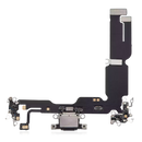 Puerto de carga flexible para iPhone 15 Plus (postventa Plus) (Negro)