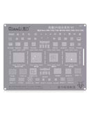 Stencil Bumblebee para reparación de CPU Qualcomm en Guatemala, disponible en Qianli con etiquetas Qualcomm 6225, Qualcomm 680, Qualcomm 7315, Qualcomm 7325, Qualcomm 7350, Qualcomm 775G, Qualcomm 778G, Qualcomm 7Gen1, Qualcomm Snapdragon, SM7450 y QS507.