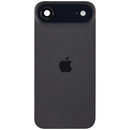 Tapa trasera Space Black usada para iPhone Air con MagSafe, NFC y flex de linterna, ideal para reparación.