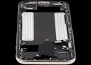 Chasis medio Light Gold para iPhone Air A3260 usado, con puerto de carga y partes pequeñas.