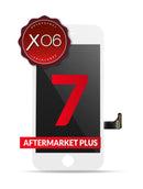 Reparación de pantalla LCD iPhone 7 en Guatemala con garantía y servicio de backorder en color blanco.