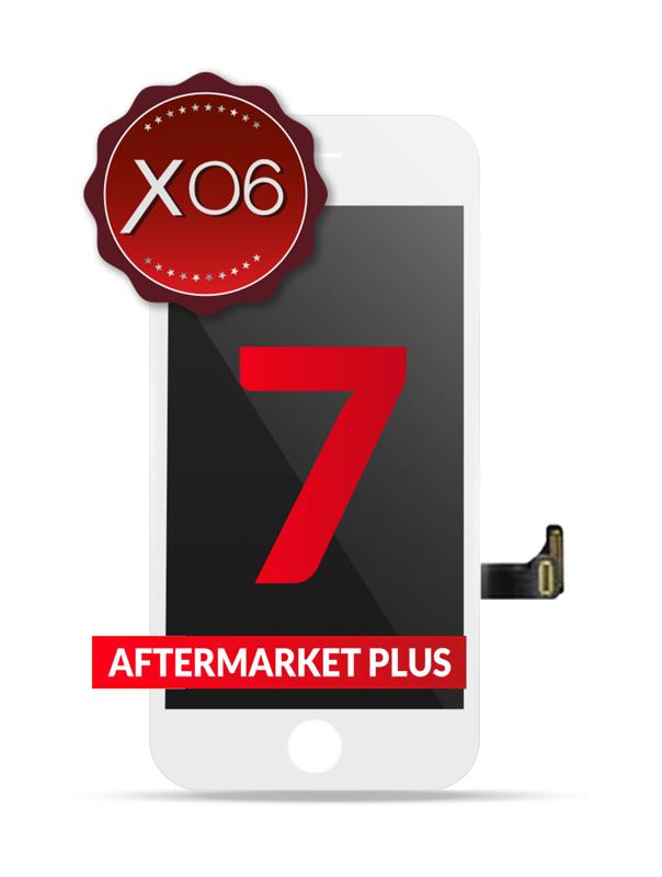Reparación de pantalla LCD iPhone 7 en Guatemala con garantía y servicio de backorder en color blanco.