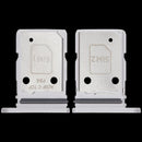 Tapa SIM dual blanca para Samsung Galaxy A37 (A376), repuesto original.