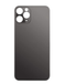 tapa trasera iPhone 11 Pro Max con agujero de camara mas grande (SPACE GRAY)