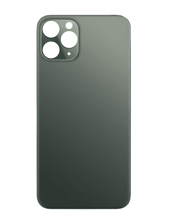 Tapa trasera con orificio de cámara para iPhone 11 Pro Max en Guatemala, disponible en BajoPPLCD para reparaciones y mayoristas.