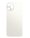 Tapa trasera plateada para iPhone 11 Pro Max con orificio mayor para cámara disponible en Guatemala.