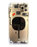 Encuentra tapas traseras con componentes preinstalados para iPhone 11 Pro Max en Guatemala para reparaciones en talleres de dispositivos Apple.