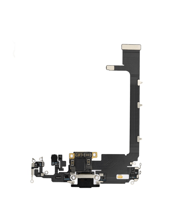 Reparación de puerto de carga con cable flex para iPhone 11 Pro Max en Guatemala.