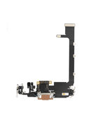 Reparación de puerto de carga con cable flex para iPhone 11 Pro Max en Guatemala - requiere soldadura en placa hija.