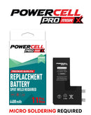 Celda Powercell de iPhone 11 Pro Max Lista para soldadura spot  (3969 mAh)
