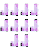 Compra cinta adhesiva para batería iPhone 11 Pro en Guatemala con este pack de 10 unidades, ideal para reparaciones y mantenimiento en talleres autorizados.