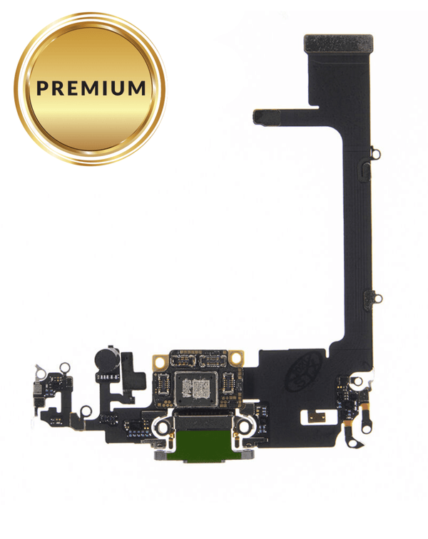 Reparación del puerto de carga iPhone 11 Pro color Midnight Green en Guatemala, con componentes originales Apple y servicio especializado.