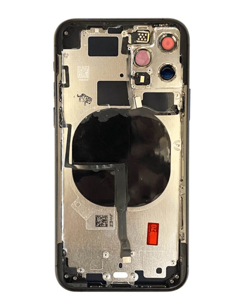 Encuentra tapas traseras con componentes preinstalados para iPhone 11 Pro en Guatemala, disponibles en color Space Gray y sin logo.