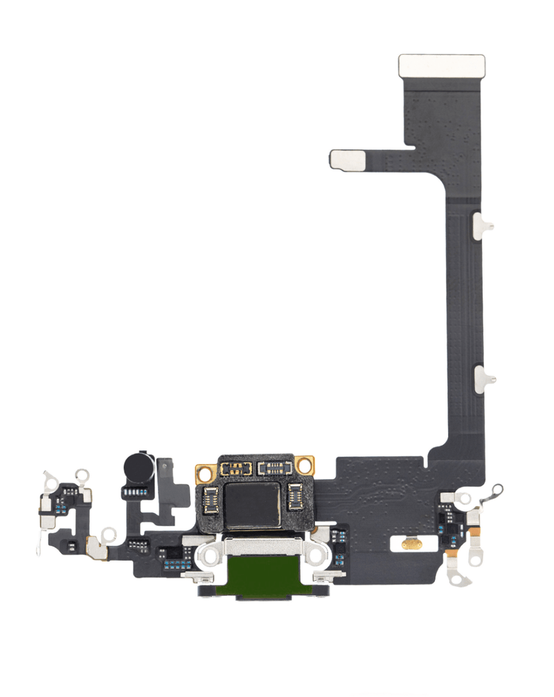 Reparación de puerto de carga con soldadura de daughter board para iPhone 11 Pro en Guatemala.