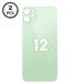 Encuentra tapas traseras con orificio de cámara más grande para iPhone 12 en Guatemala en este pack de 2 unidades en color verde.