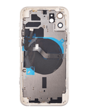 Encuentra tapas traseras con componentes preinstalados para iPhone 12 en Guatemala, ideal para reparaciones en talleres especializados.