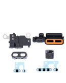 Compra al por mayor en Guatemala un pack de 10 mallas de altavoz/micrófono en color negro para iPhone 12 Pro/12.