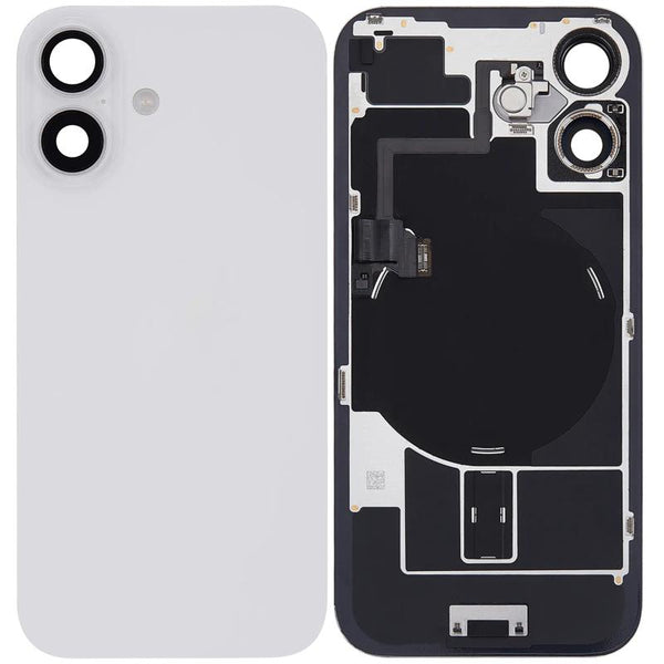 Compra una tapa trasera con placa de acero y carga inalámbrica MagSafe para iPhone 16 en Guatemala.