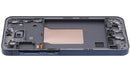 Pantalla incell azul marino con marco para Samsung Galaxy A55 (A556), ideal para reparación de display o pantalla rota.
