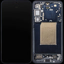 Pantalla azul oscuro con marco para Samsung Galaxy S25 Plus 5G (SM-S936B/U), repuesto LCD display.